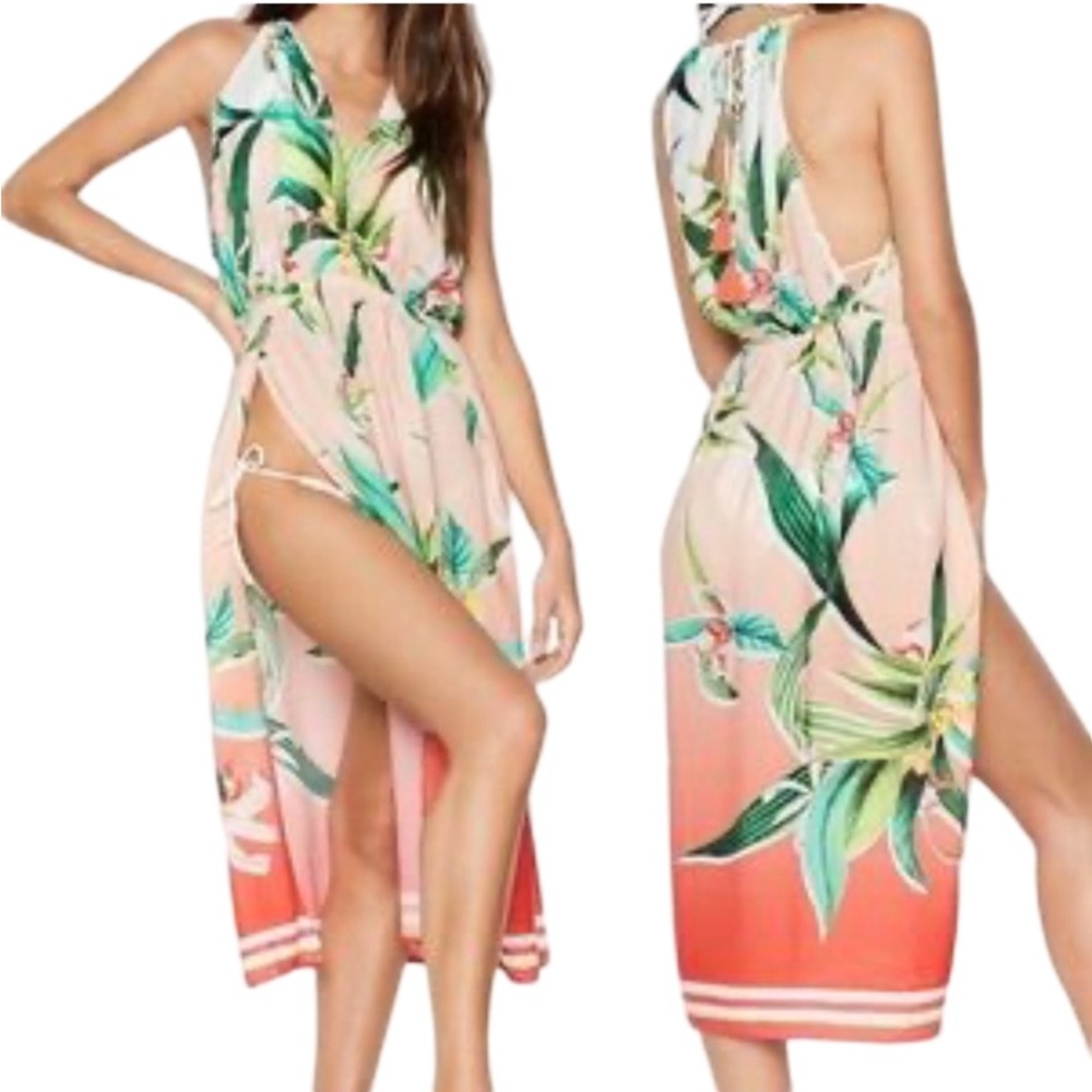 NWT Trina Turk Costa De Prata Midi Dress Swim Cover Up